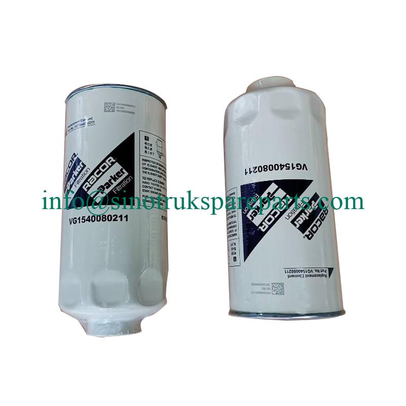 Filtro de combustible Sinotruk HOWO VG1540080211