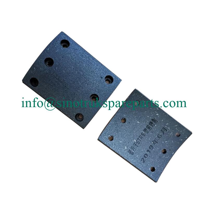 Sinotruk HOWO Грузовые тормозные накладки Wg9100440027
