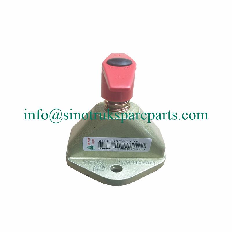 قطع غيار شاحنة ساينو تراك هووا مفتاح البطارية الرئيسي WG9100760100