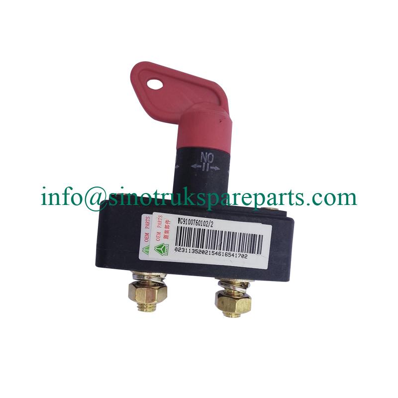 مفتاح البطارية الرئيسي ساينو تراك T7H WG9100760102