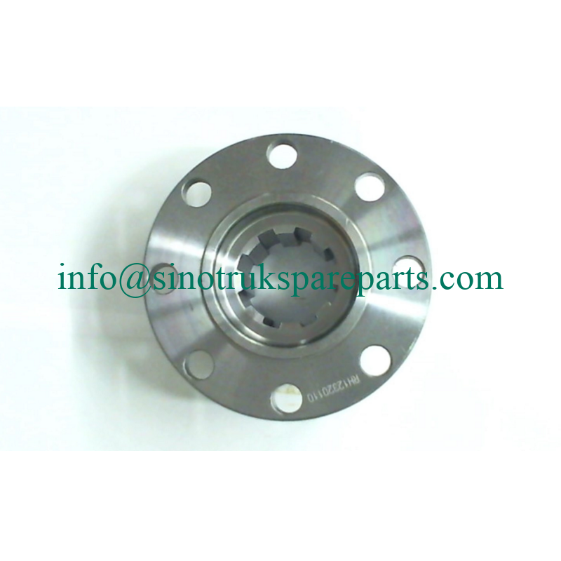Suku cadang mesin diesel SINOTRUK Howo truck flange 199012320110