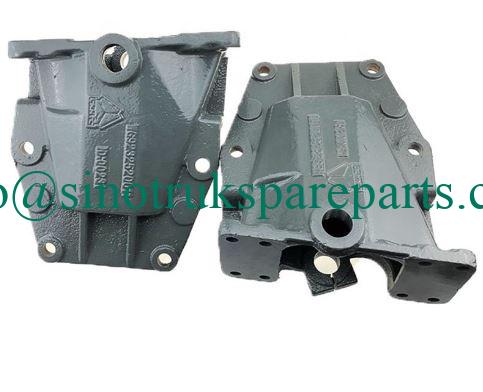 Sinotruk howo suku cadang braket pegas depan belakang mendukung AZ9232520011