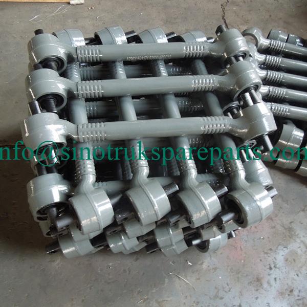 HOWO Parts Thrust Lever Torque Rod Push Rod untuk Sinotruk Shacman