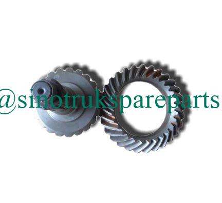 sinotruk howo ພາກສ່ວນ pinion ແລະລໍ້ເຮືອນຍອດສໍາລັບ chassis