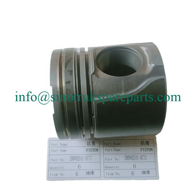 Phụ tùng động cơ SINOTRUK Man MC11 piston 200V02511-0771