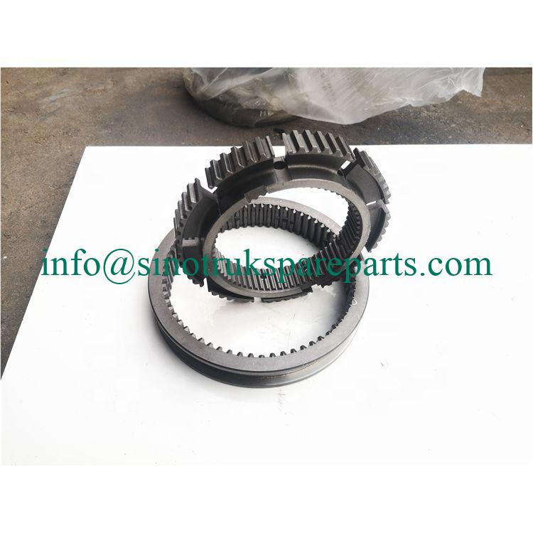 قطع غيار ساينو تراك HOWO HEAVY TRUCK PART SYNCHRONOUS SLIDING SLEEVE / SYNCHRONIZER GEAR SEAT WG2210100059 / WG2210100007