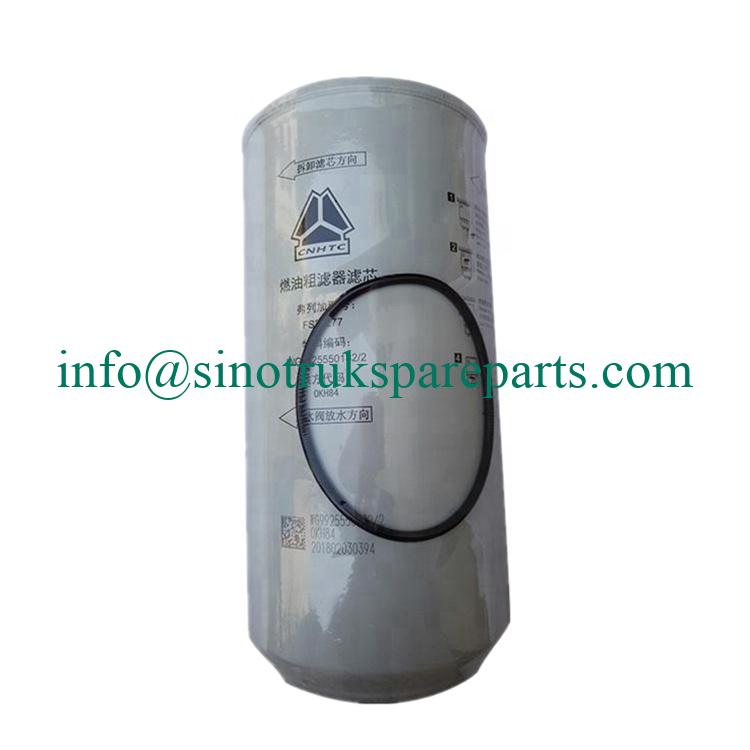 Filtro de óleo de peça sobressalente de caminhão Sinotruk Howo A7 WG9925550182
