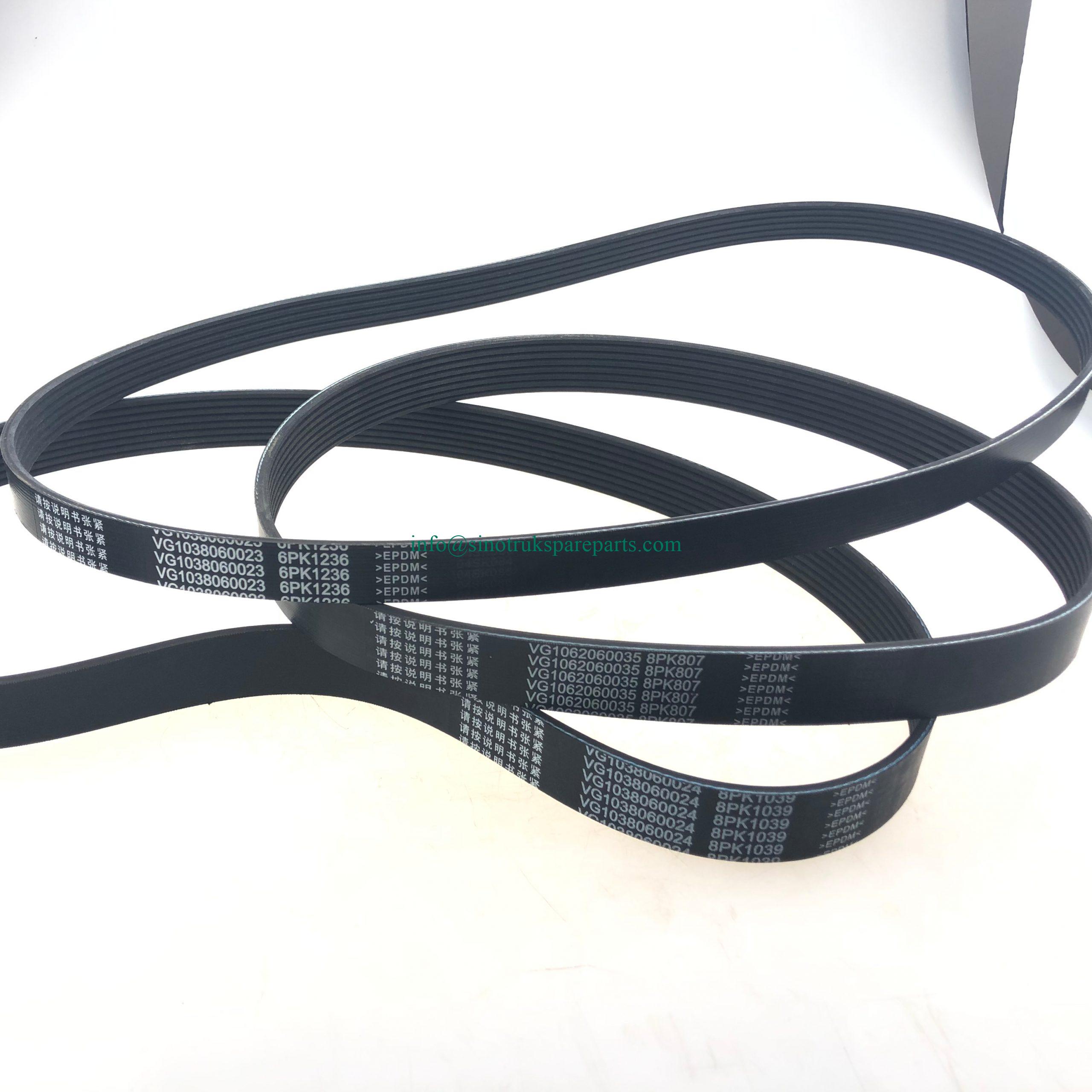 Sabuk Mesin 6pk1236 VG1038060023 untuk sinotruk howo