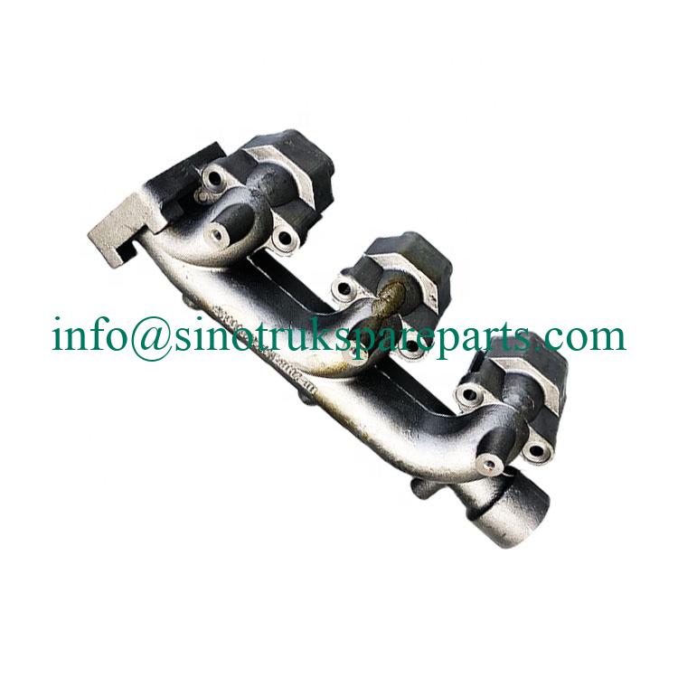 Truk SINOTRUK WD615 Suku Cadang Mesin Manifold Knalpot Belakang VG1557110012