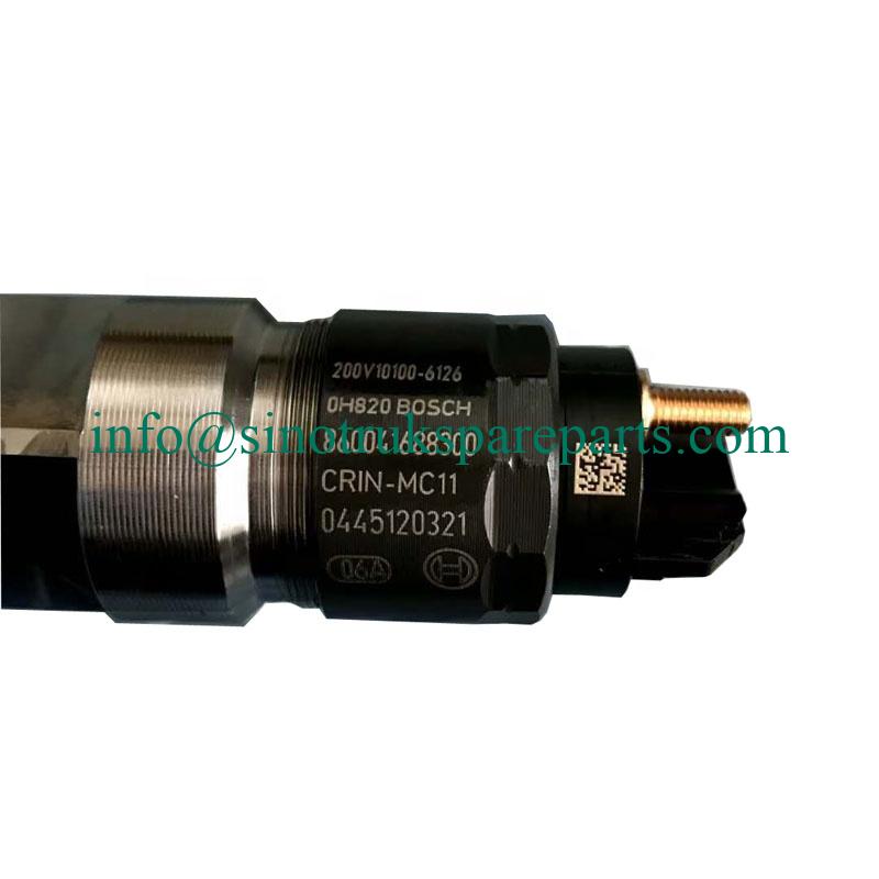 SINOTRUK حاقن الوقود 200V10100-6126 لمحرك MC11