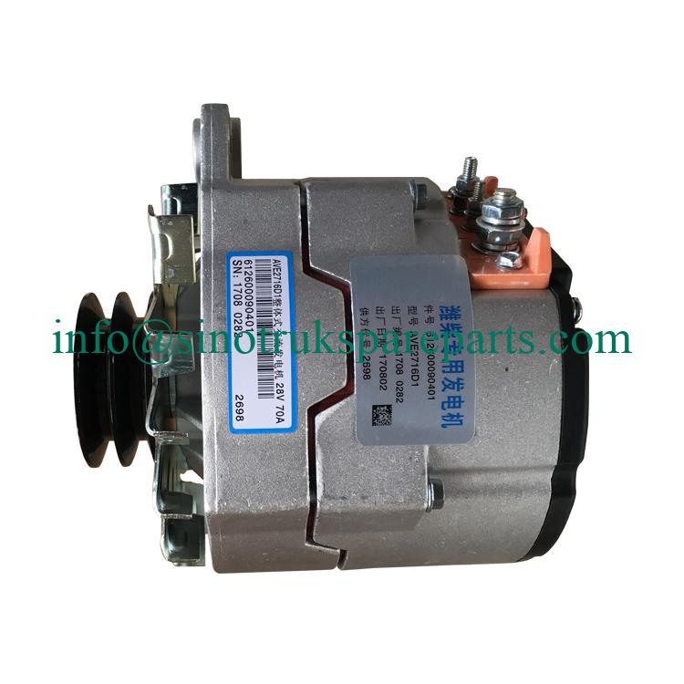 Kualitas 612600090401 Harga Alternator Untuk Sinotruk