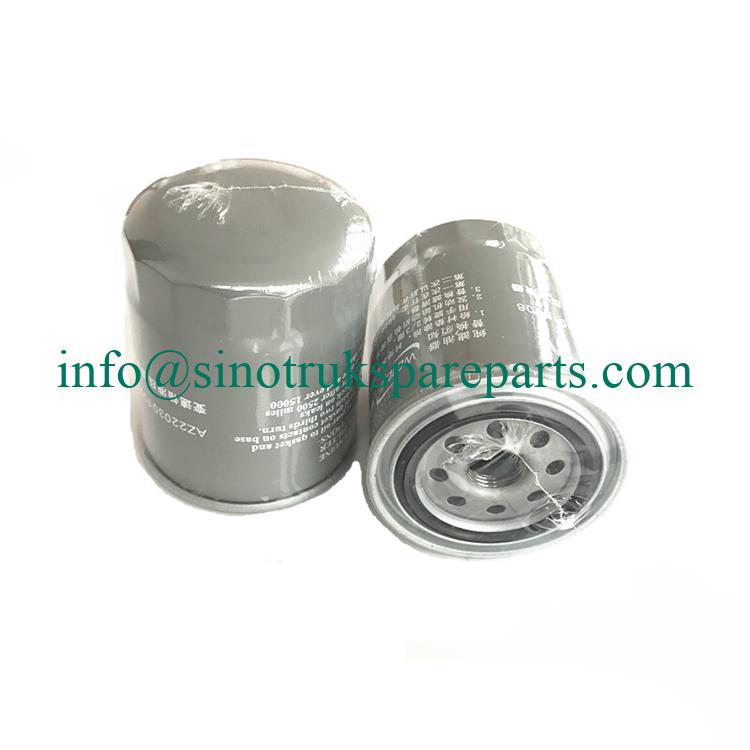 Bộ lọc dầu phụ tùng xe tải SINOTRUK HOWO AZ2203010008