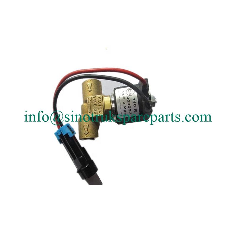 katup elektromagnetik VG1540110431 dari mesin gas alam untuk Sinotruk howo