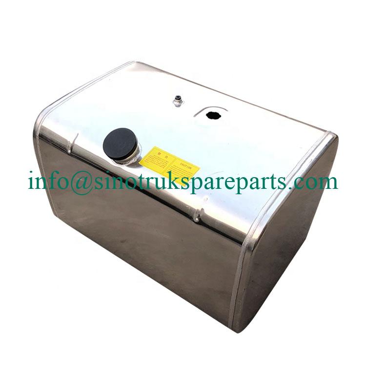 sinotruk WG9725550019 350L อลูมิเนียมถังน้ำมันเชื้อเพลิงสี่เหลี่ยมสำหรับรถบรรทุก howo