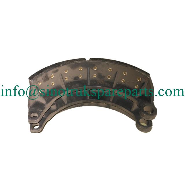 منظمة الصحة العالمية شاحنة HOWO 70 منجم مجموعة أحذية الفرامل الخلفية AZ9970342070
