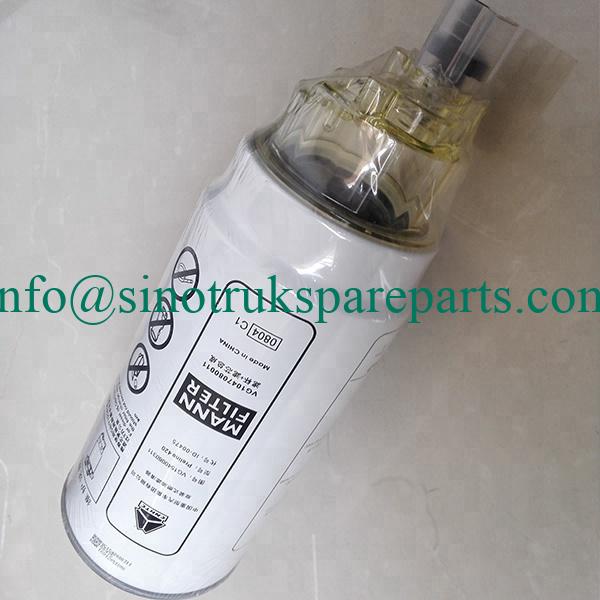Filtre à carburant WG1540080311 de pièces de rechange de camion de SINOTRUK