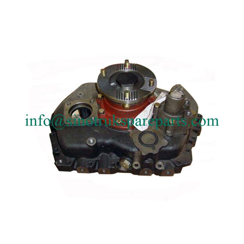 SINOTRUK HOWO ຊິ້ນສ່ວນລົດບັນທຸກ Gearbox Parts Auxiliary Box AZ2203100016
