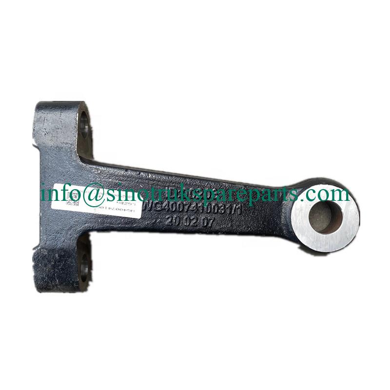 SINOTRUK HOWO suku cadang truk lengan kemudi WG4007410031/ lengan buku jari