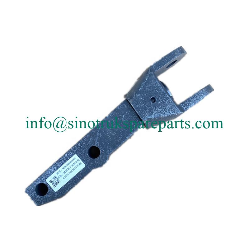 Sinotruk HOWO suku cadang truk shock absorber braket bawah WG9100680665