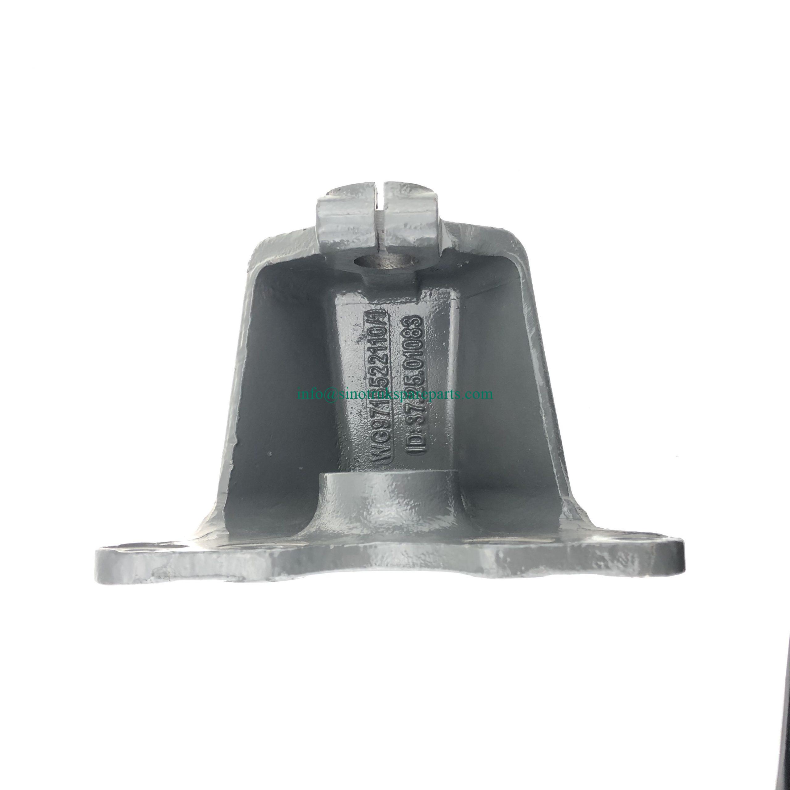 Support de ressort à lames avant de pièces de camion Sinotruk howo WG9716522110/1