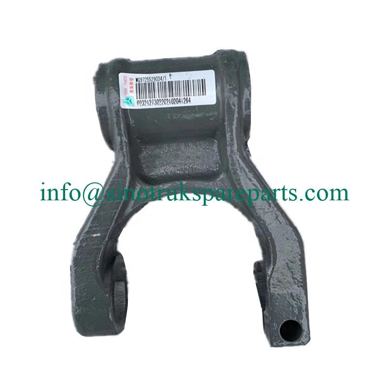 Suku cadang truk Sinotruk howo Front Spring Hanger WG9725529034