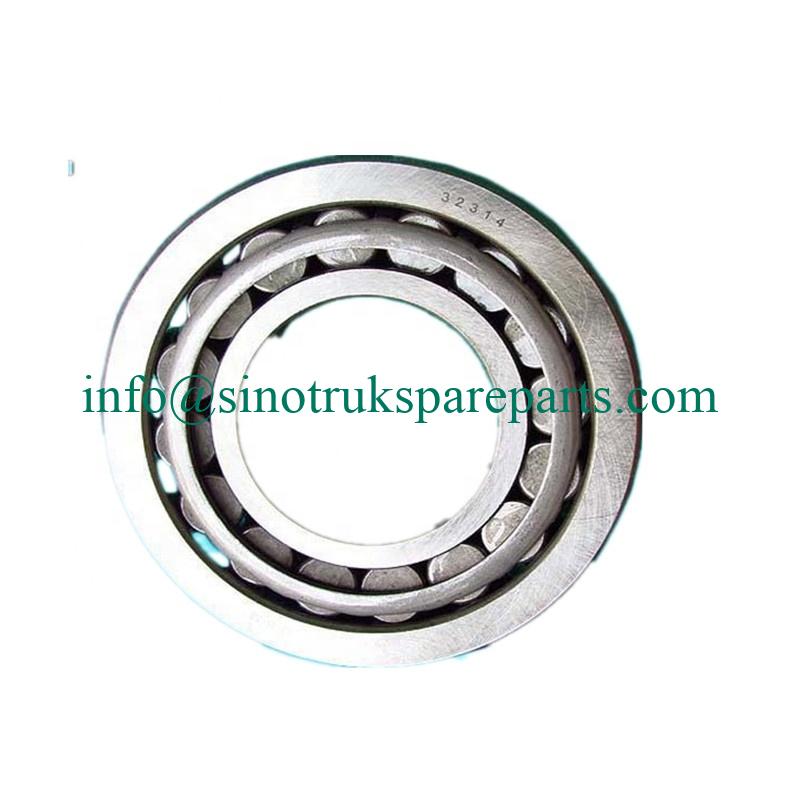 WG9100032314 Sinotruk Howo bagian bantalan rol tirus 32314