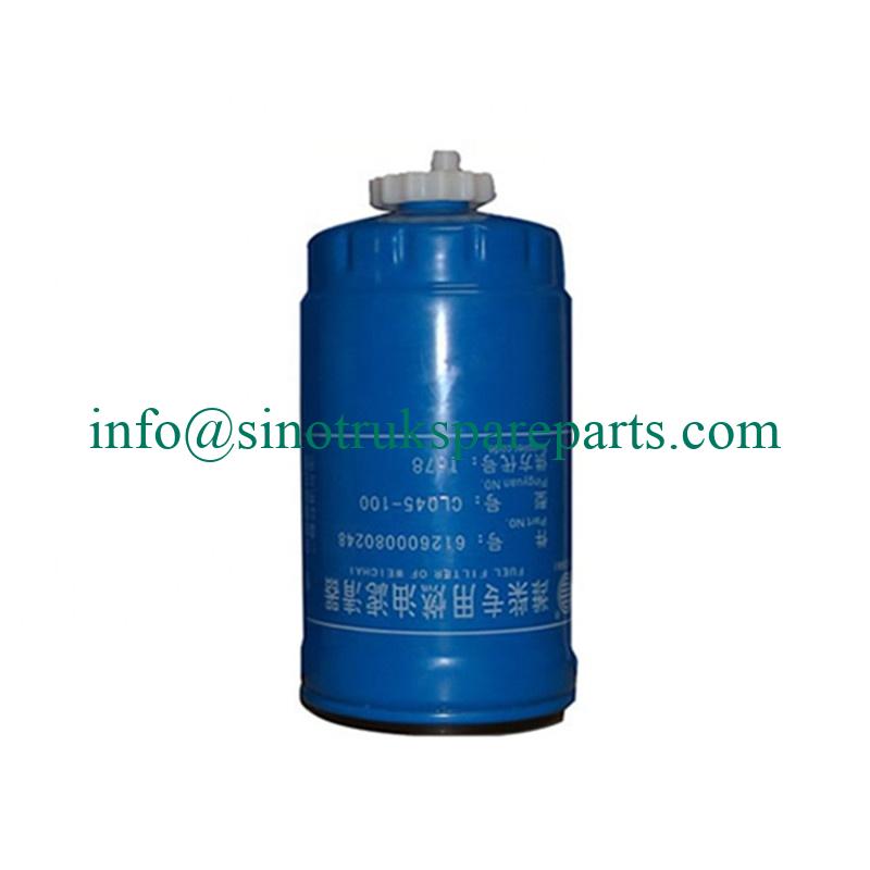 Bộ lọc nhiên liệu phụ tùng xe tải Sinotruk HOWO 612600080248