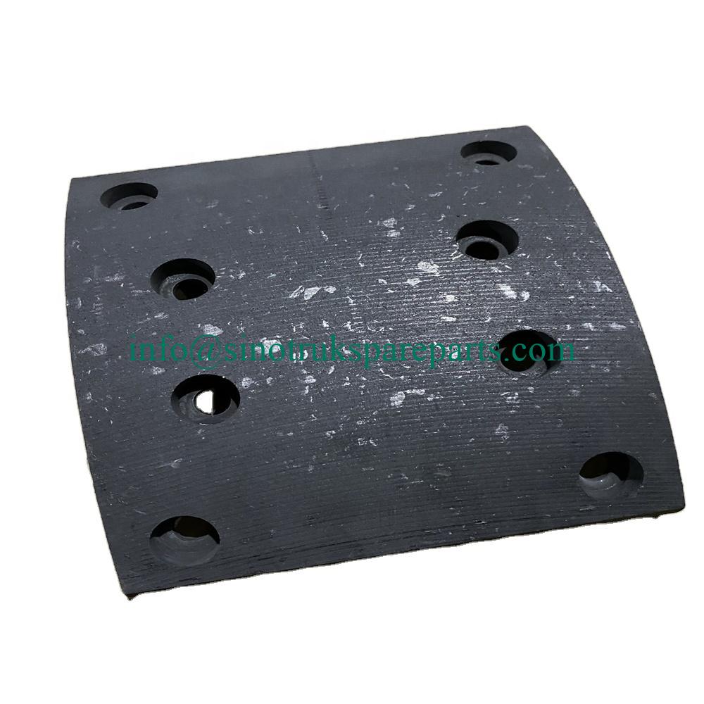 WG4075450160 T5G pastilha de freio dianteira para Howo