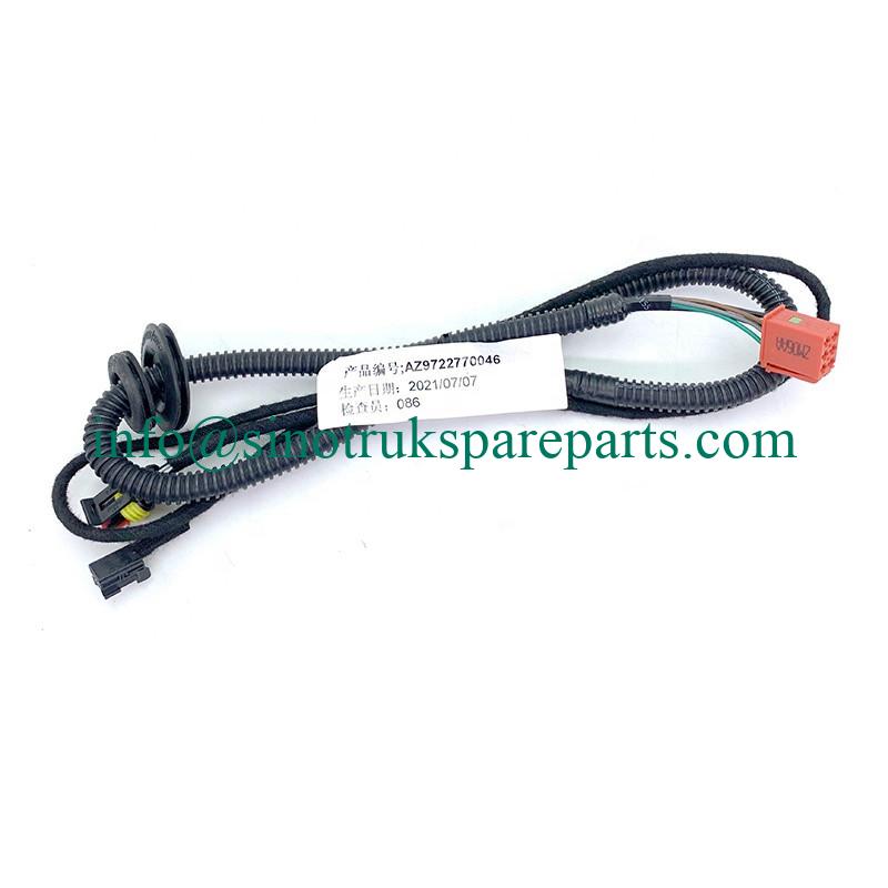 Harness kabel pintu penggerak utama untuk suku cadang truk HOWO AZ9722770046