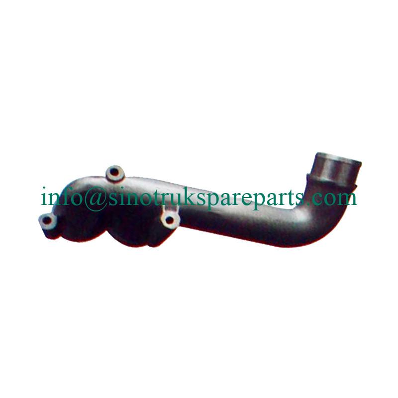 SINOTRUK HOWO T7H SITRAK C7H MC11 MAN engine spare parts 201V06302-0643 MAN thermostat outlet pipe assembly