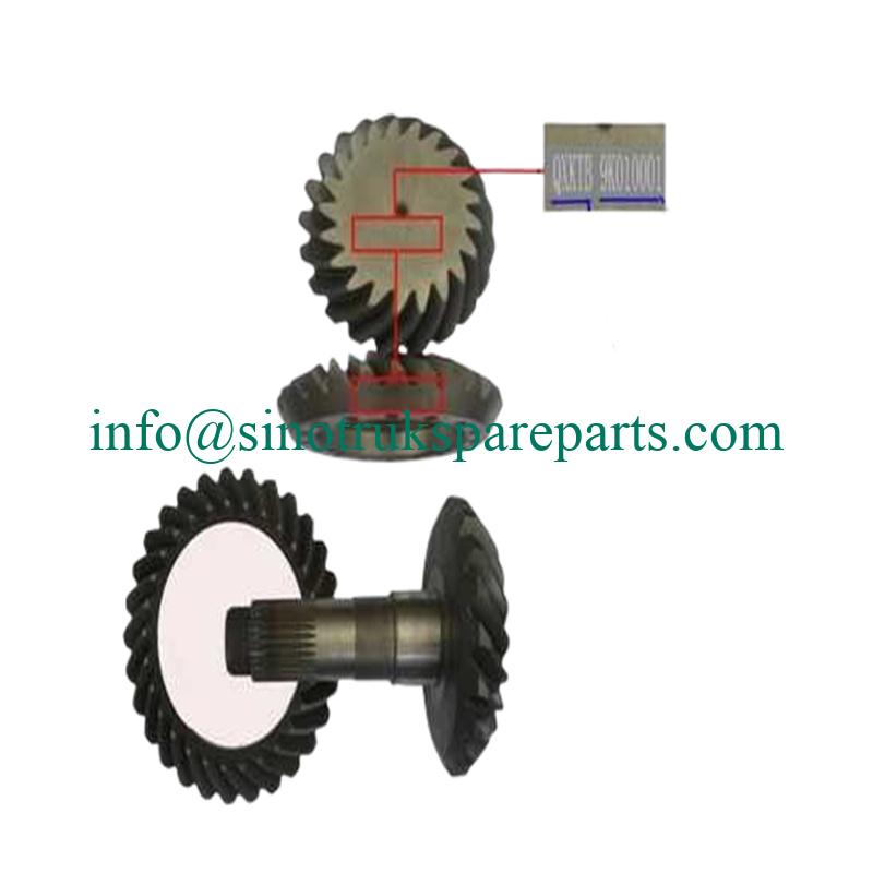 Bộ phận SINOTRUK AZ9981320159 Cụm bánh răng côn cầu sau