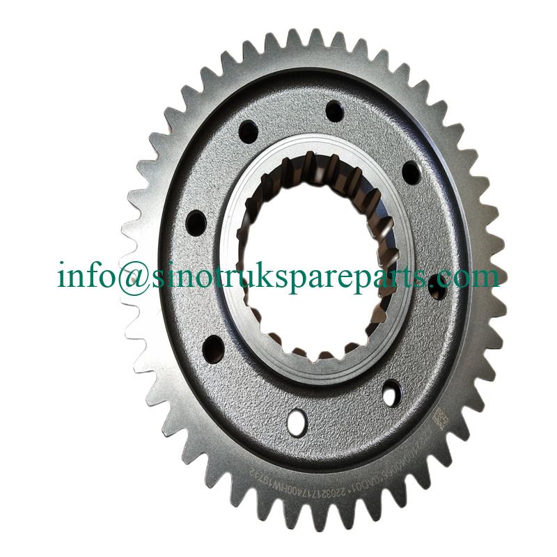 SINOTRUK peça WG2210040066 Engrenagem reversa do eixo principal
