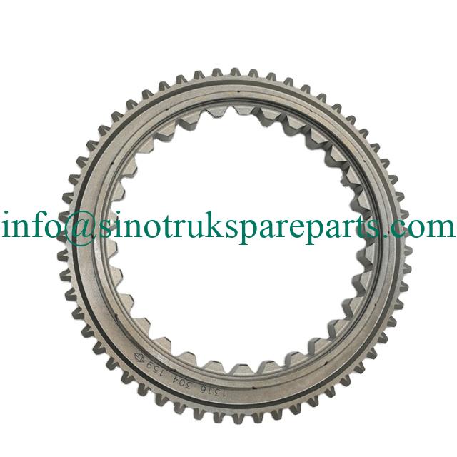 Suku Cadang Gearbox Truk 1316304159 1316 304 159 Synchro Cone untuk Memperbaiki Truk Euro Bekas