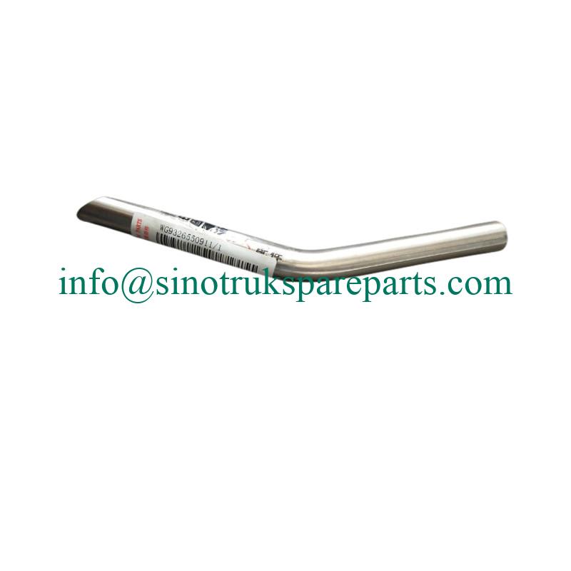 ساينو تراك قطع غيار الشاحنات WG9326550911 أنابيب الصلب العادم 12.7×1.5