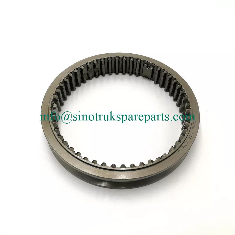 Sinotruk,Howo,Hongyan truck gearbox synchronizer sleeve 1240304375 1240 304 375 for Yu Tong bus