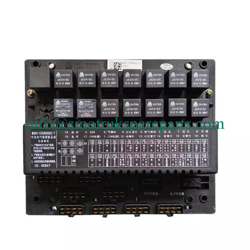 WG9115580002 SINOTRUK JWZ Modul kontrol Kotak sekering