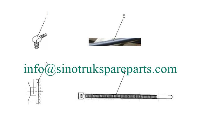 sinotruk spare parts Air suspension seat control device 190003179782  -peças sinotruk