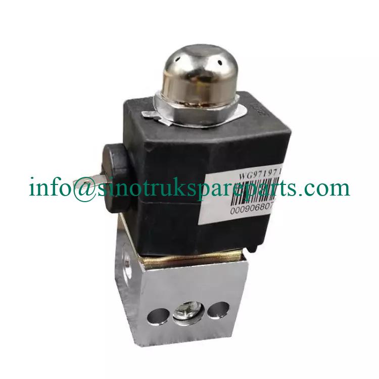 WG9719710003 sinotruk electrical relief valve 2 way