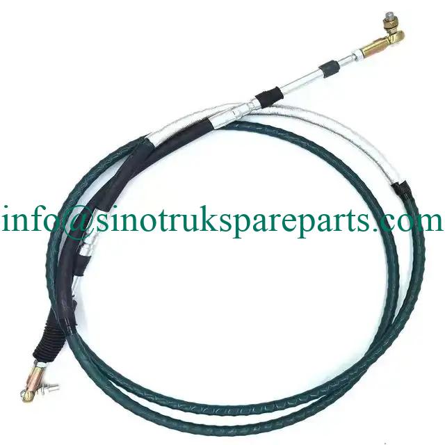 SINOTRUK Howo Truck Parts Gear Selection Cable WG9725240113 ສໍາລັບ Howo Gear Shift Cable Assembly-sinotruk spare parts