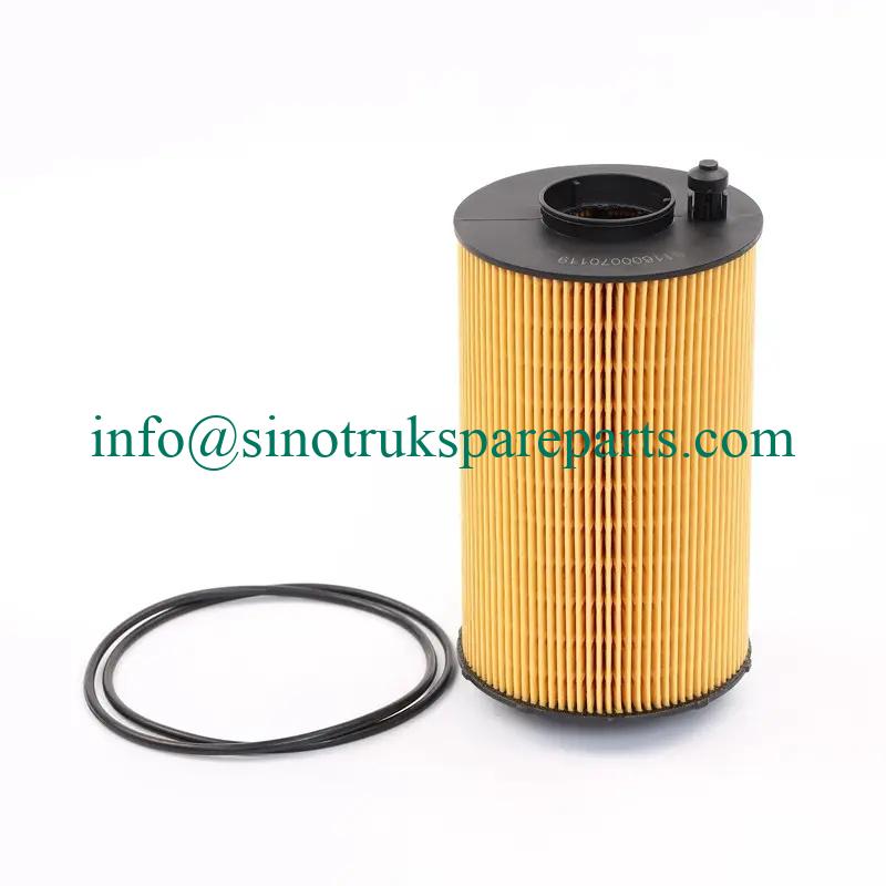 sinotruk spare parts-611600070119 WEICHAI OIL FILTER-Howo Truck Spare Parts
