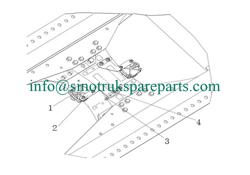 SINOTRUK SPARE PARTS CATALOG WG9000360524 Relay valve