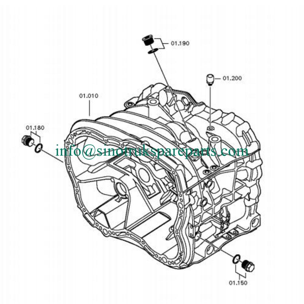 ZF 16S2231TO 1356 080 042 Hộp số WG9725220377 0730.365.800 LOẠI TẤM