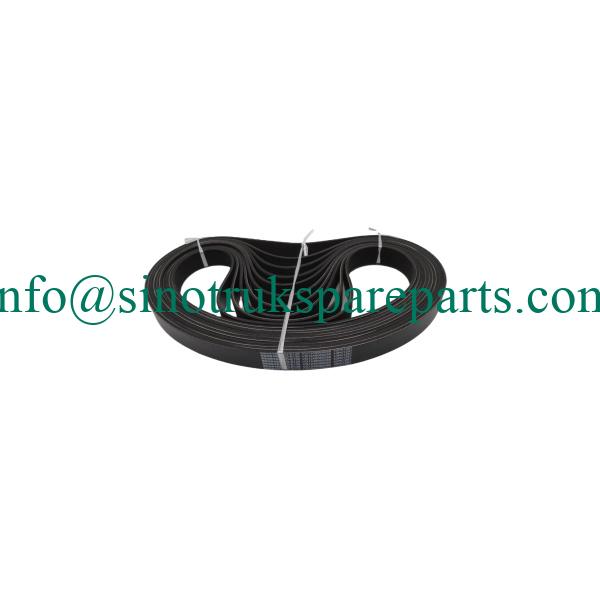 Peças do motor sinotruk VG1246060088 Correia com nervuras em V