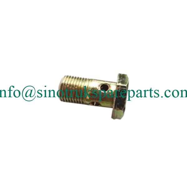 Peças de motor sinotruk VG1246080014 Parafuso oco