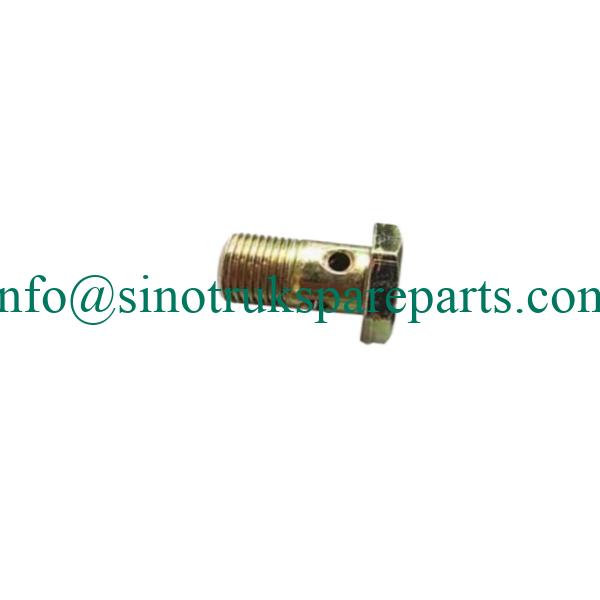 Vg1246080014 Bu lông rỗng cho phụ tùng động cơ xe tải Sinotruk HOWO A7