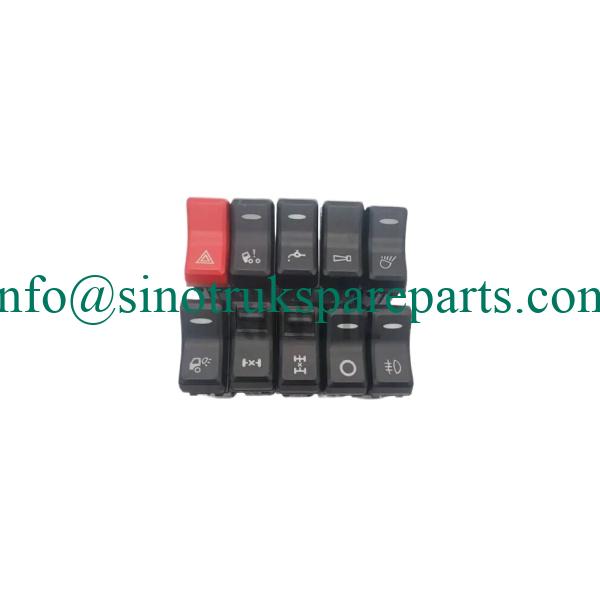 HOWO spare parts HOWO TH7 cab work light switch WG9925582004 rocker switch