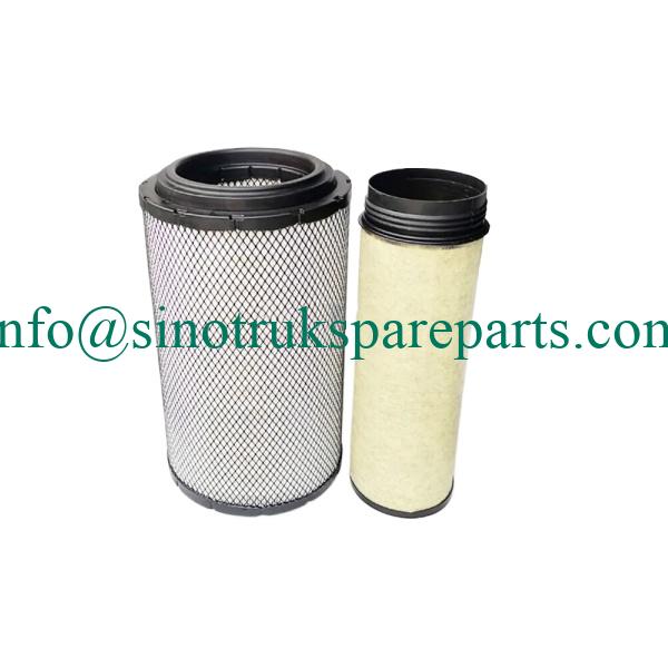 Bộ lọc không khí HOWO lắp ráp bộ lọc không khí bên trong và bên ngoài LG9704190554 LG9704190555 Bộ lọc không khí xe tải nhẹ HOWO