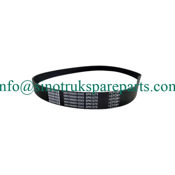 Man Sinotruk Howositrak MC07 V-Ribbed Belt 8PK1275 (080V96820-0243) – Fan OEM & Vành đai máy phát cho Euro 34 Động cơ