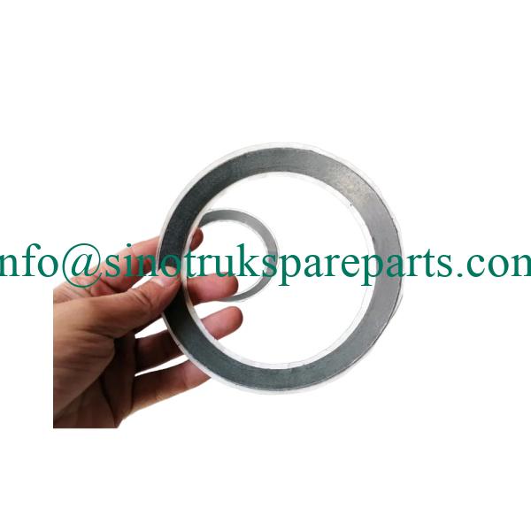 Man Sinotruk Howo T7H/Sitrak C7H ống xả ống xả WG992549690 | Con dấu bằng thép không gỉ nhiệt độ cao cho động cơ Euro IV/V