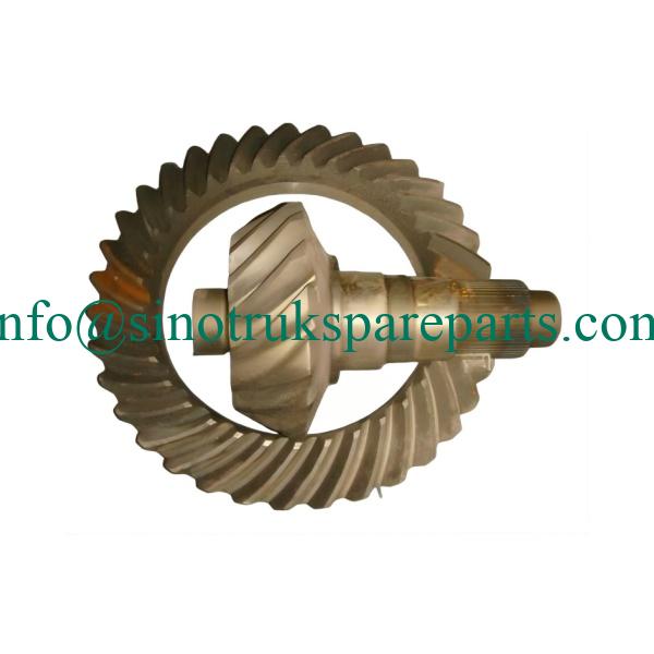Genuine Sinotruk HOWO Rear Axle Spiral Bevel Gear Set (35:16) AZ9970320263 – Crown Wheel and Pinion Assembly